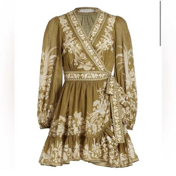 Zimmermann Anneke Wrap Dress Size 1 AU - Picture 4 of 5